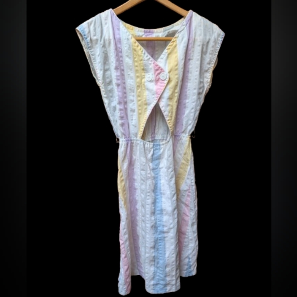 Pastel Striped Dress